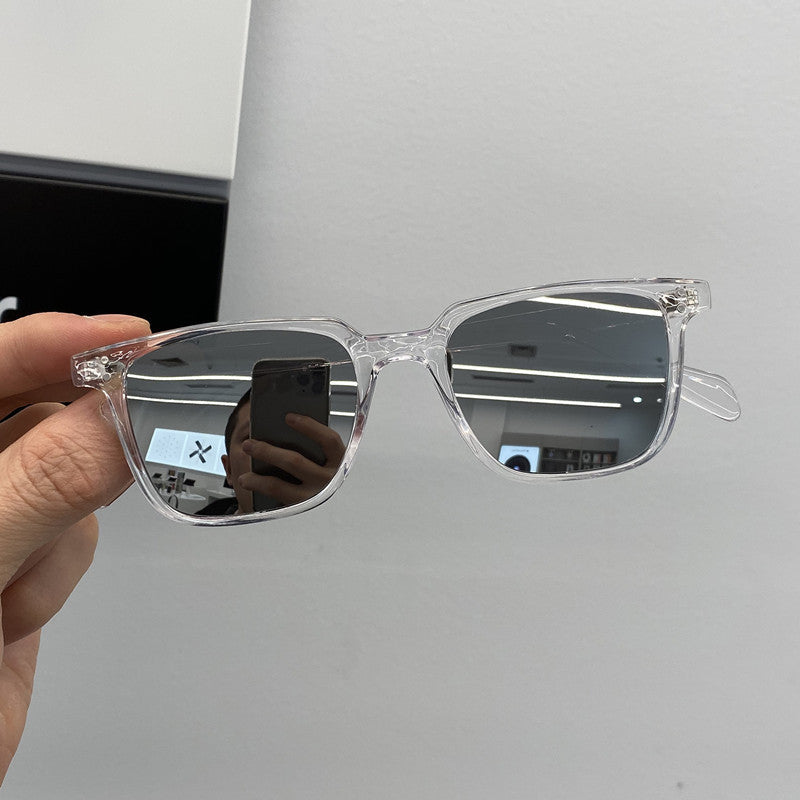 Wholesale Small Square Frame Personalized Retro PC Sunglasses
